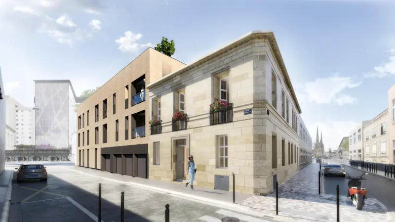 Réhabilitation d’un bâtiment en pierre avec extension contemporaine en milieu urbain par un bureau d’études structure