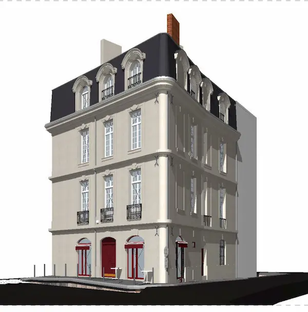 Réhabilitation immeuble La Fusterie à Bordeaux avec étude structure